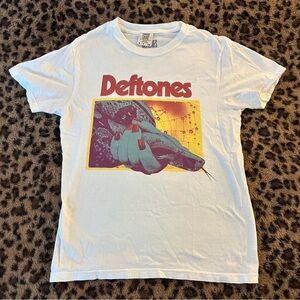 White Deftones Graphic T-Shirt